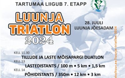 “Tartuma Liigub 2024” VII etapp Luunja triatlon