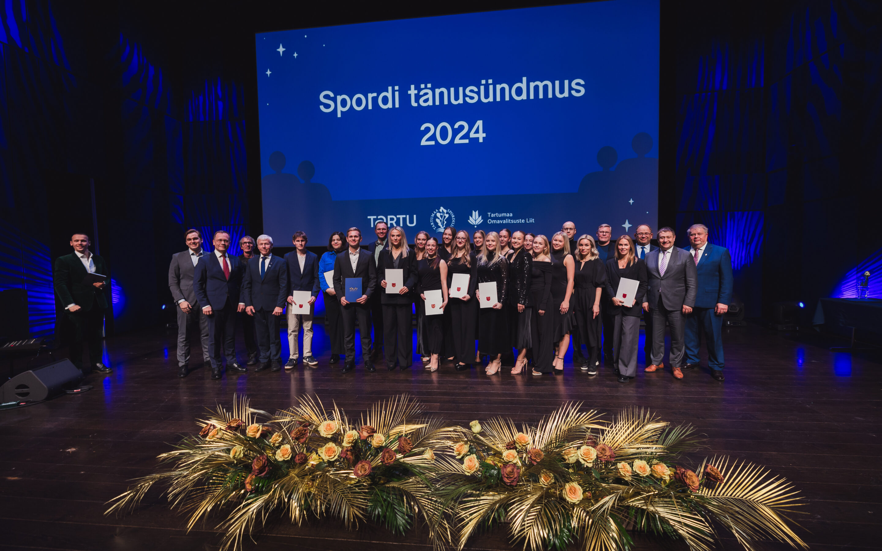 Tartumaa 2024a parimate sportlaste tänuüritus