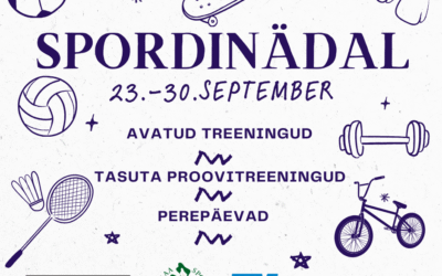 Spordinädal toob Tartumaale rohkelt tasuta treeninguid!