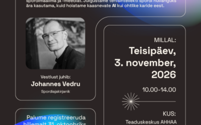 Sügisseminar „Mõtleme julgelt. Teeme suurelt  – “AI”